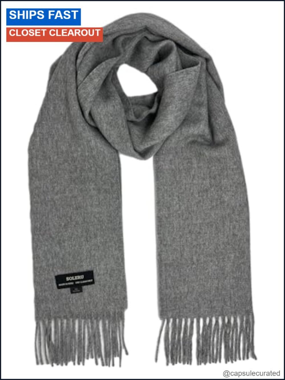 100% Baby Alpaca Wool Scarf Unisex Imported from Peru Luxury Soft Warm